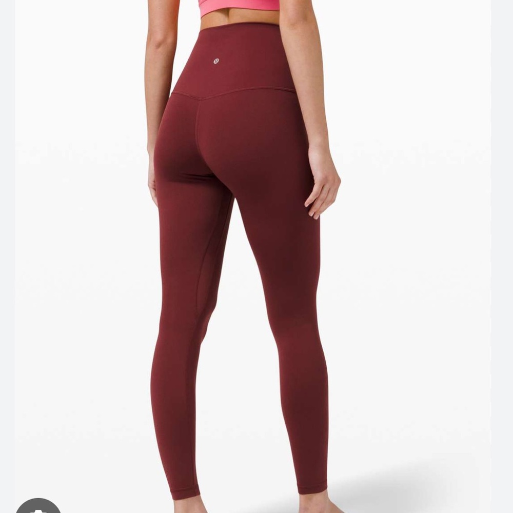 Lululemon 28” Align High-Rise Leggings in Merlot